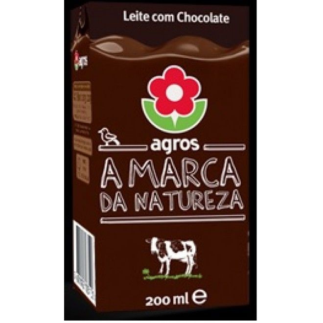 LEITE AGROS CHOCOLATADO 200ML (32)#