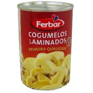 COGUMELOS FERBAR LAMINADOS LATA (290GRS PLE) (12)# COGUMELOS FERBAR LAMINADOS LATA (290GRS PLE) (12)#