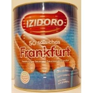 SALSICHAS IZIDORO FRANKFURT LATA 50 (4) SALSICHAS IZIDORO FRANKFURT LATA 50 (4)