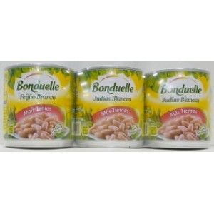 FEIJAO BONDUELLE BRANCO LATA 200GRS (24)#
