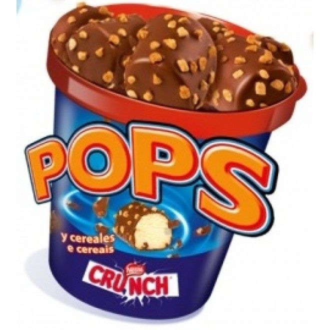 MAXIBOM POPS CRUNCH BAUN. 12POPS 80ML (12)#