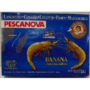 CAMARAO MOCAMBIQUE (10-20) CX.2 KG. PESCANOVA BANANA