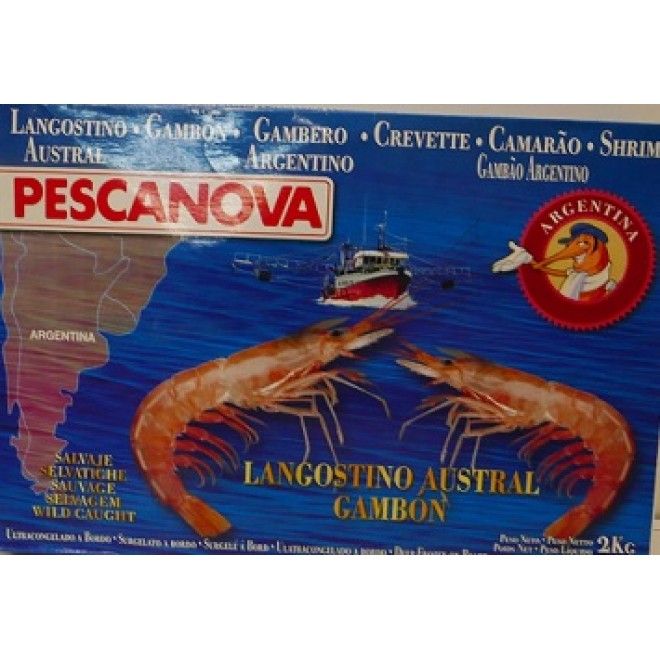 CAMARAO GAMBAO ARG. BORDO (20/30) PESCANOVA CX 2 KG.