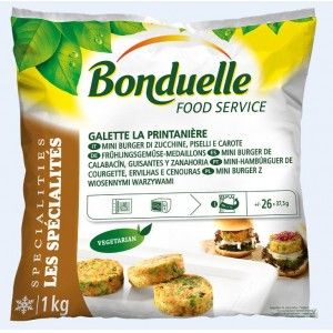 MINI HAMBURGUER DE LEGUMES BONDUELLE KG (6) (109817)