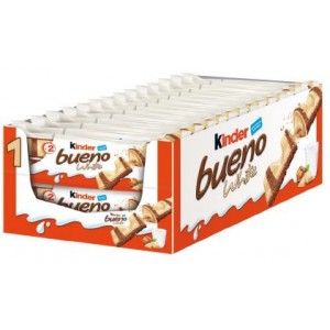 CHOCOLATE KINDER BUENO WHITE T2X30 (1)# CHOCOLATE KINDER BUENO WHITE T2X30 (1)#