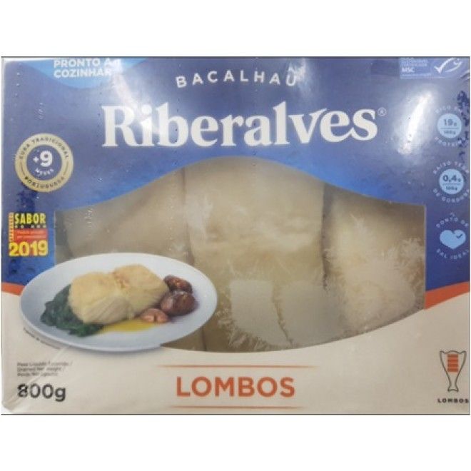 BACALHAU CONG. DEMOL. LOMBOS COV. 800G (16) (30174MSC)