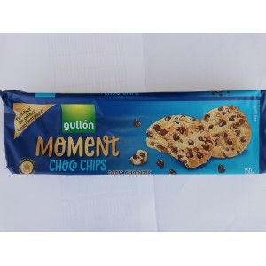 BOLACHA GULLON CHOCO CHIPS NEGRO MOMENT 150G (12)# BOLACHA GULLON CHOCO CHIPS NEGRO MOMENT 150G (12)#