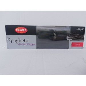 MASSA ESPARGUETE NEGRO ROMERO 500G (12)#