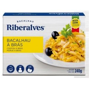 BACALHAU A BRAS RIBERALVES 240G (6) (30R1053006)#
