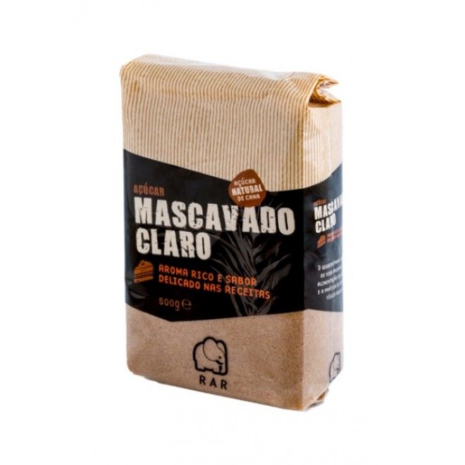 ACUCAR RAR MASCAVADO CLARO 500G (10)