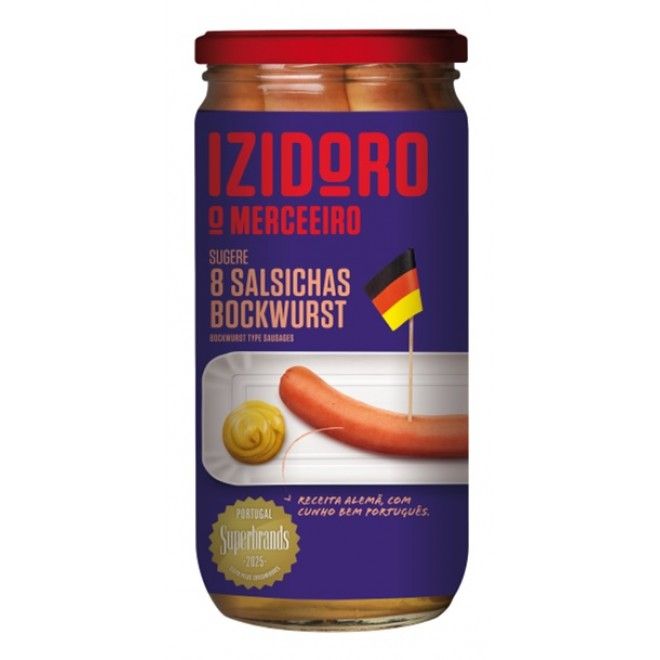 SALSICHAS IZIDORO BOCKW. FRASCO 8 395GRS (6)#