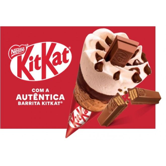 CONE KITKAT BAUNILHA/CHOCOLATE 110ML (16)#