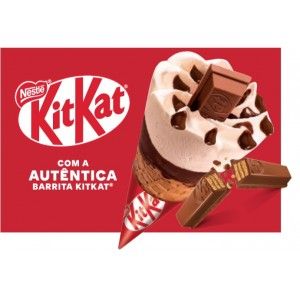 CONE KITKAT BAUNILHA/CHOCOLATE 110ML (16)#
